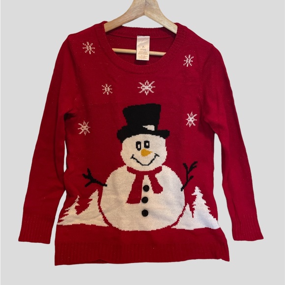 3 for 25$ Frosty Snowman Christmas Theme Sweater - Picture 1 of 8